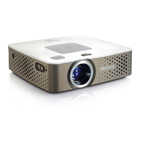 Philips PicoPix PPX3407EU User manual Philips PicoPix PPX3407EU User manual