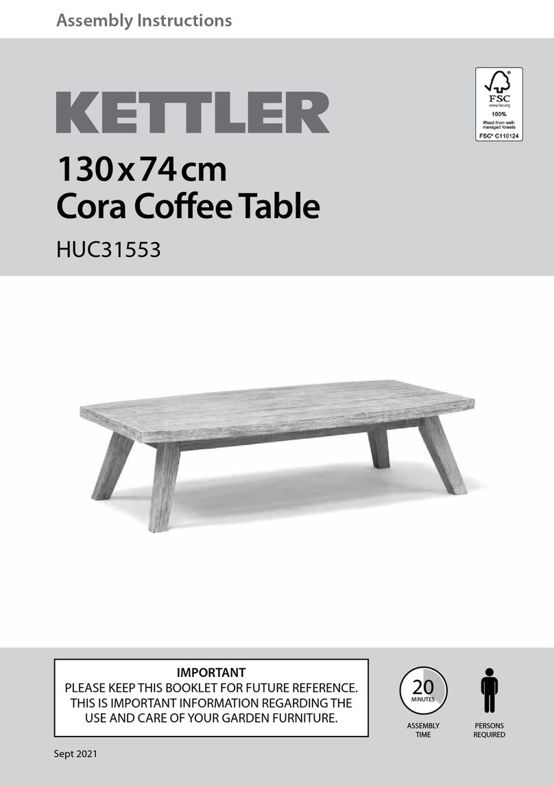Kettler Cora HUC31553 Assembly instructions