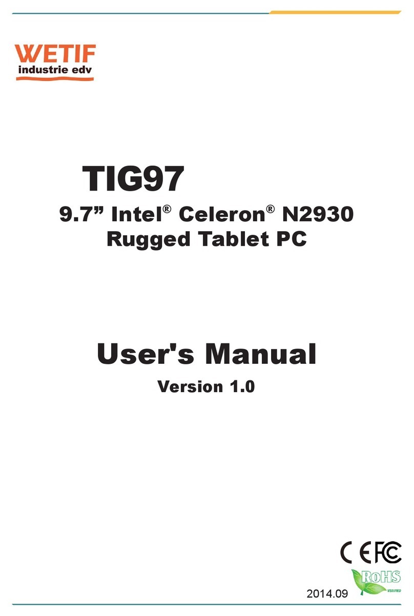 Wetif TIG97 User manual