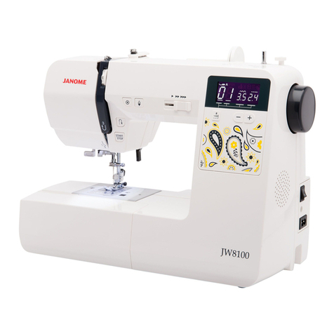 Janome JW8100 User manual