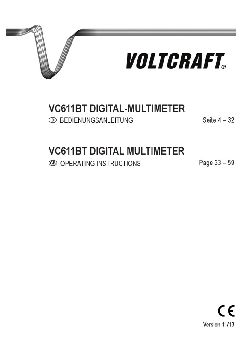 VOLTCRAFT VC611BT User manual