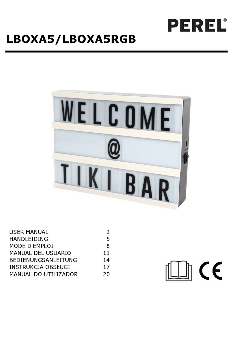 Perel LBOXA5 user manual