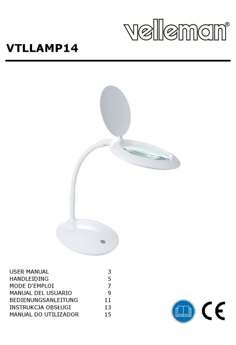 Velleman VTLLAMP14 user manual