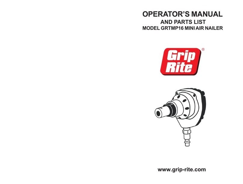 Grip Rite GRTMP16 User manual