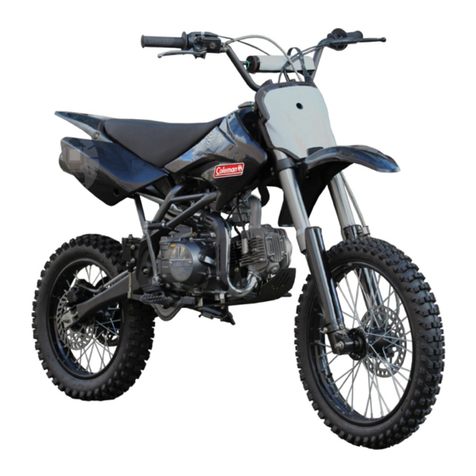 Coleman Powersports 125DX 2020 User manual Coleman Powersports 125DX 2020 User manual