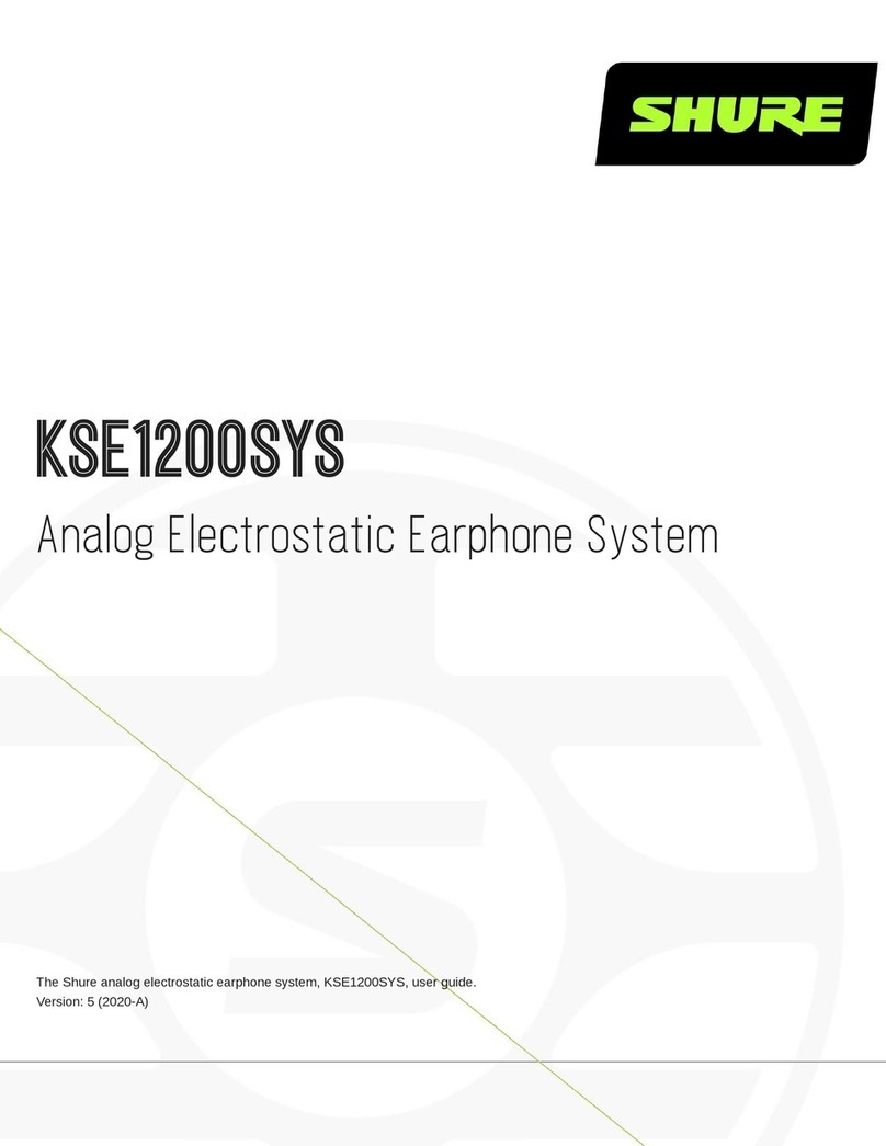 Shure KSE1200 manual