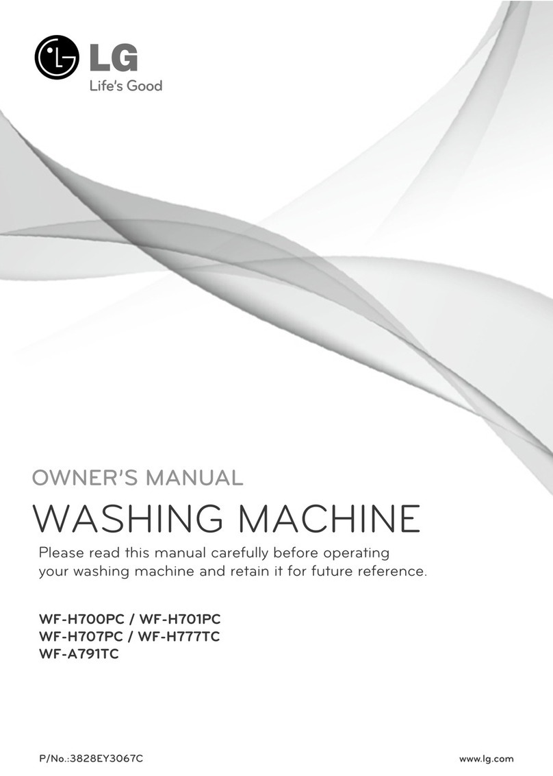 LG WF-A791TC User manual