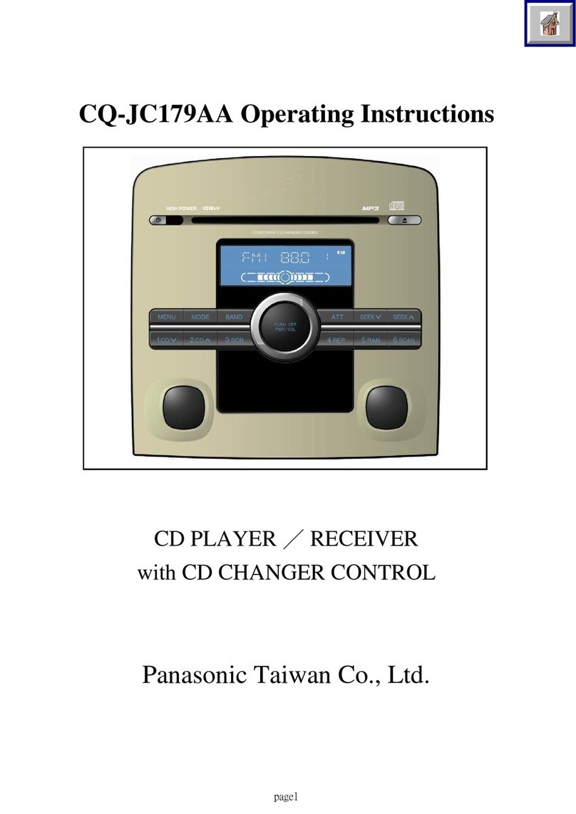Panasonic CQ-JC179AA User manual