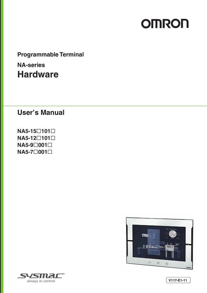 Sysmac OMRON NA Series user manual