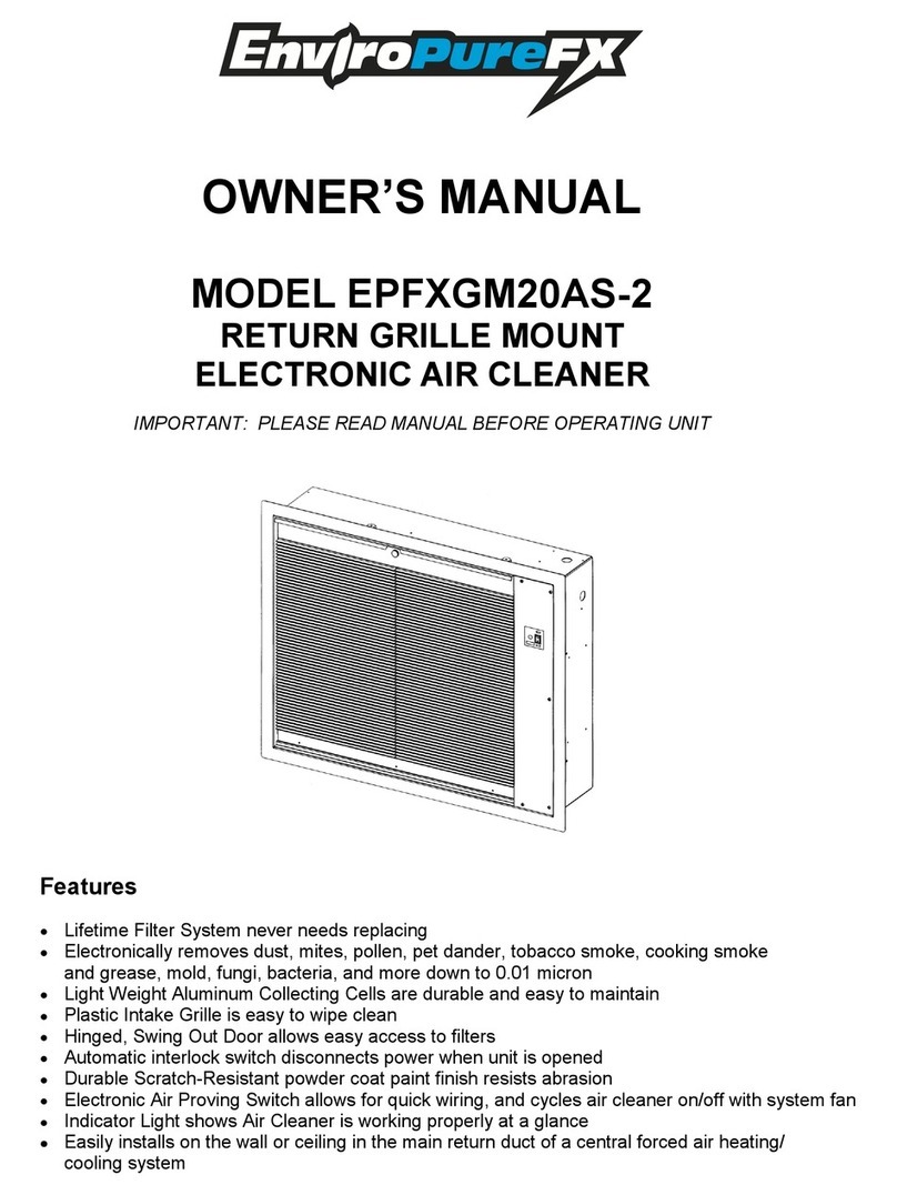 EnviroPureFX EPFXGM20AS-2 owner's manual