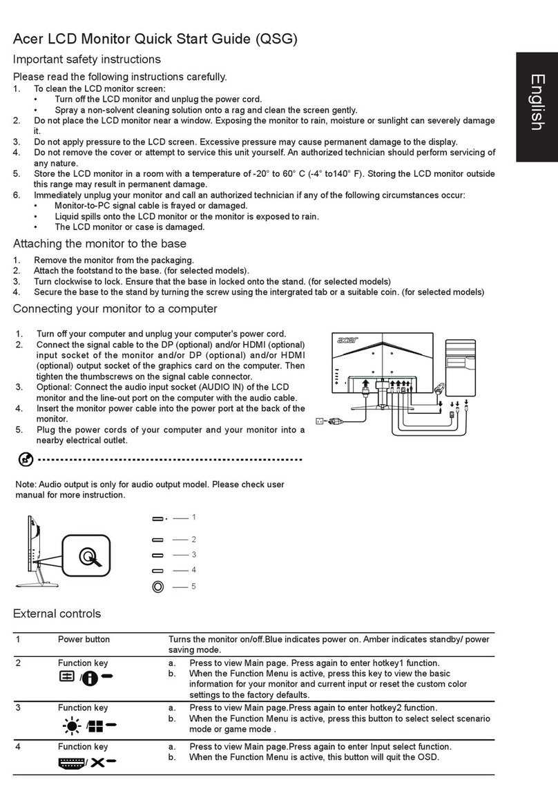 Acer VG240YU User manual