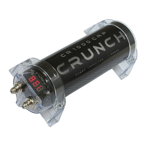 Audiodesign Crunch CR1000CAP owner's manual