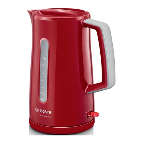 Bosch TWK3A051 User manual