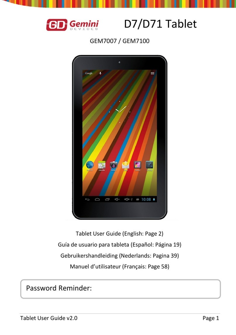 Gemini Devices D7 User manual