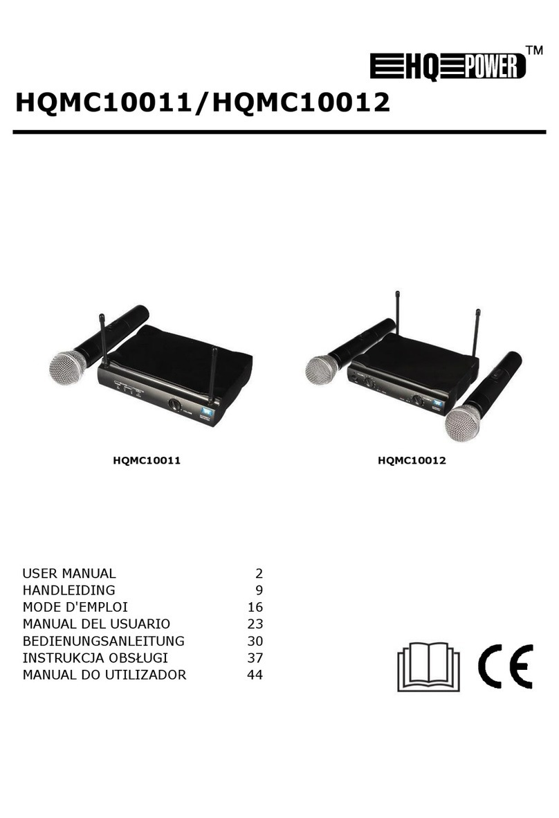 HQ Power HQMC10011 User manual HQ Power HQMC10011 User manual