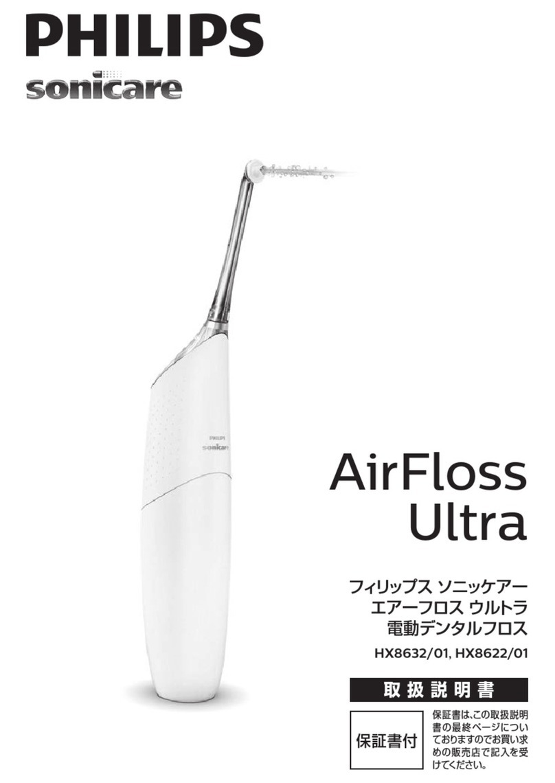 Philips Sonicare AirFloss Ultra HX8632/01 User manual Philips Sonicare AirFloss Ultra HX8632/01 User manual