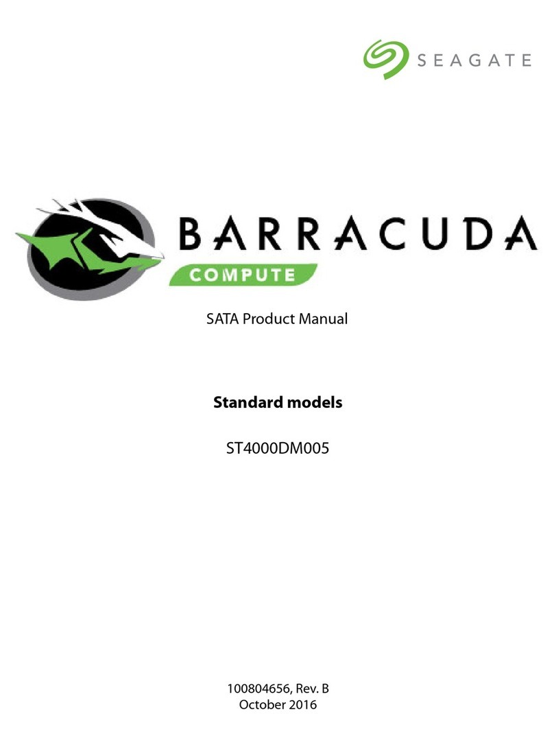 Seagate BarraCuda ST4000DM005 User manual
