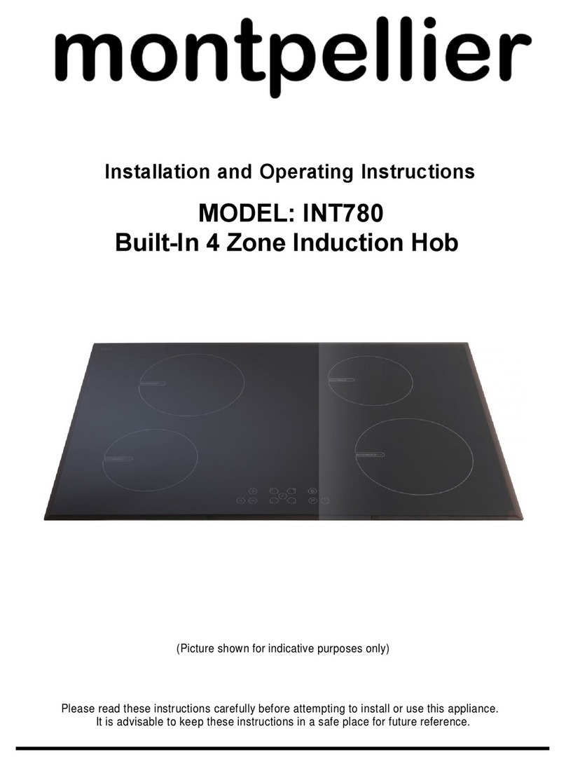 montpellier INT780 Installation and operating instructions
