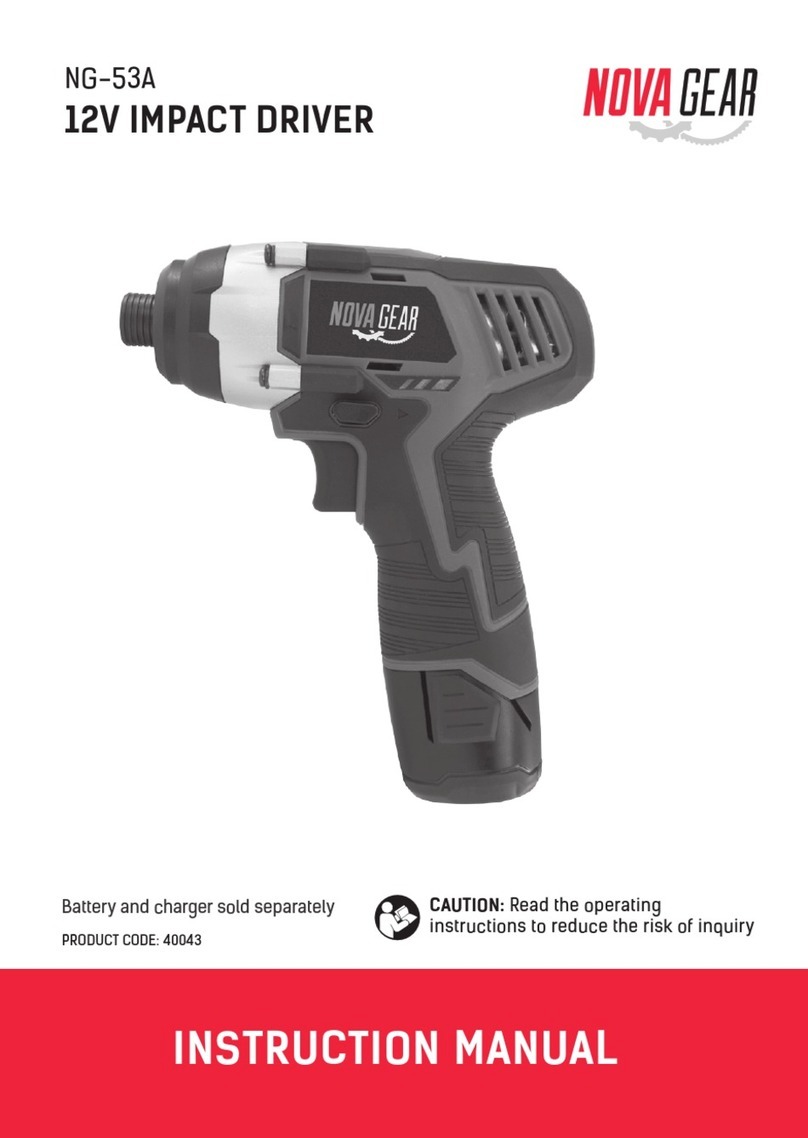 Nova gear NG-53A instruction manual