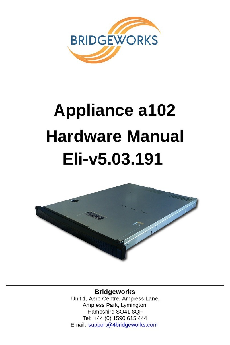Bridgeworks a102 Hardware manual