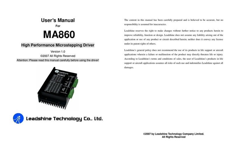 Leadshine Technology MA860 user manual
