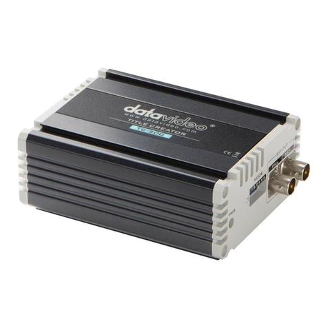 Data Video CG-350TC Kit instruction manual
