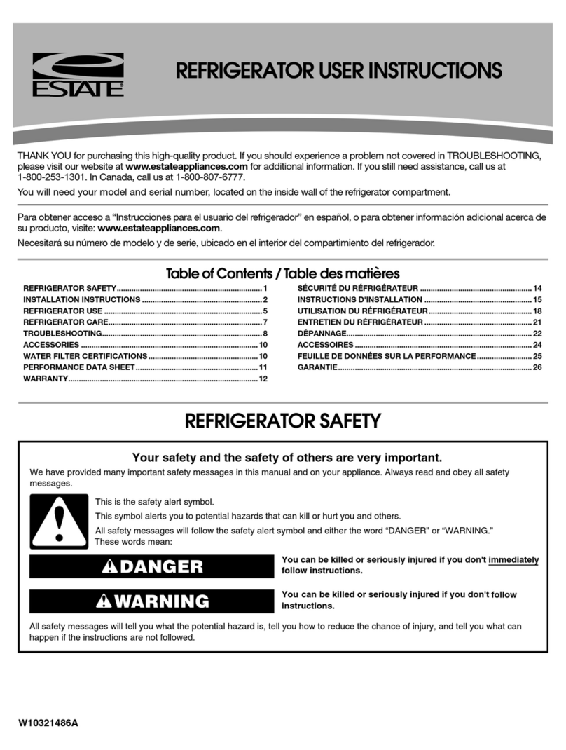 Estate TS25CGXTD04 User manual