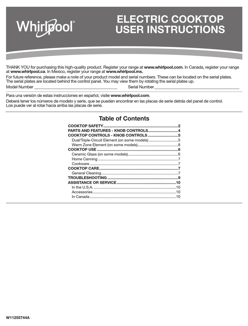 Whirlpool WCE55US4HB User instructions