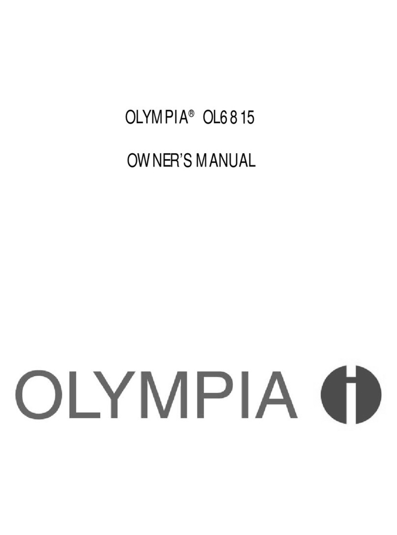 Olympia OL6815 owner's manual
