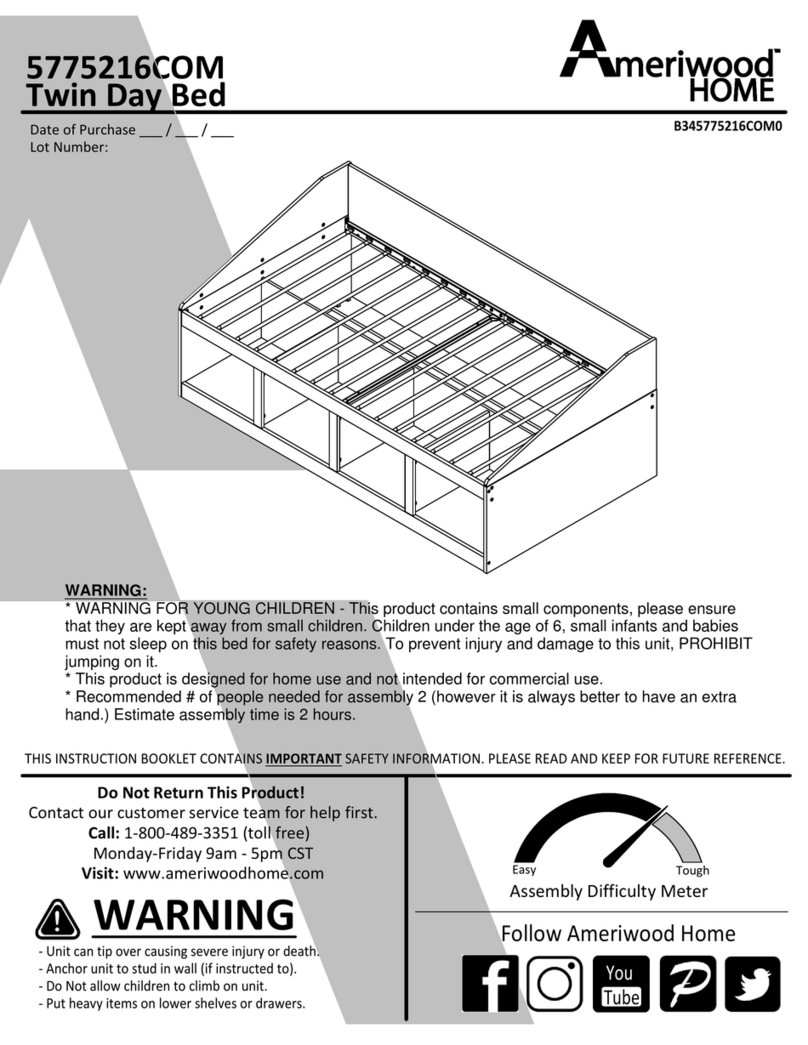 Ameriwood HOME 5775216COM manual Ameriwood HOME 5775216COM manual