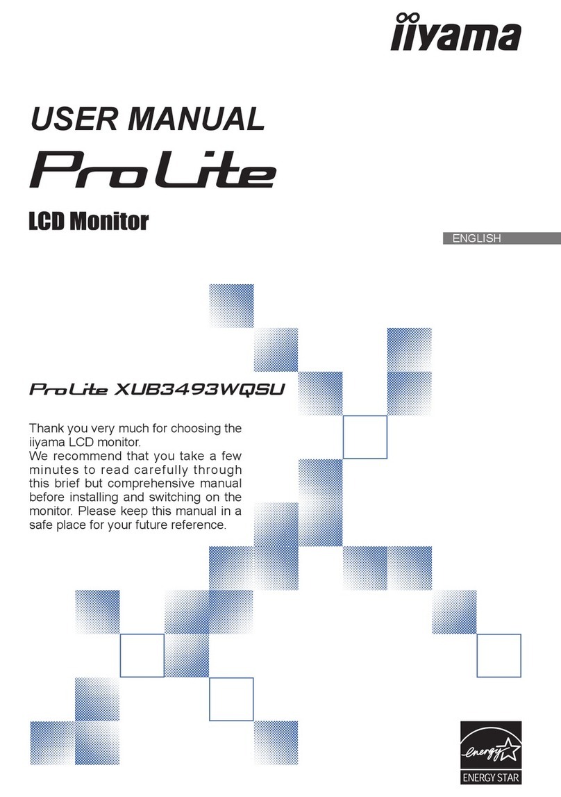 Iiyama ProLite XUB3493WQSU User manual