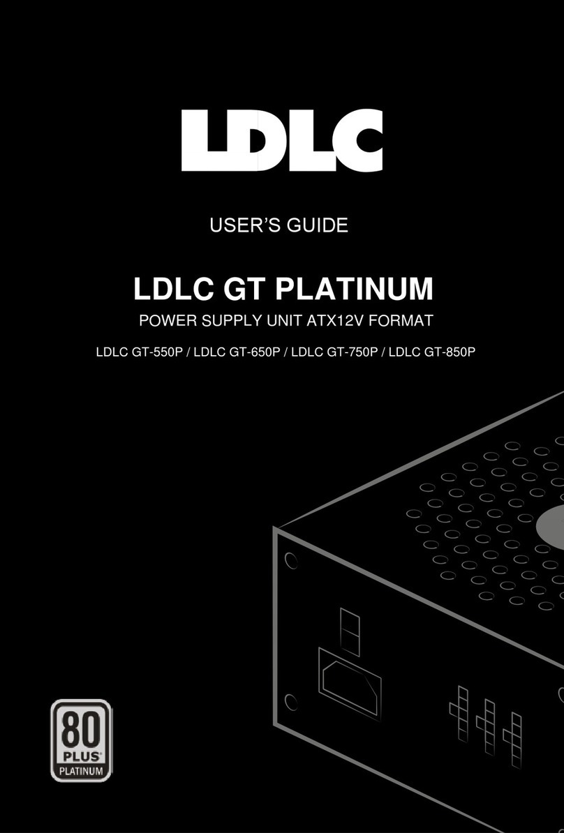 LDLC GT PLATINUM GT-550P user guide LDLC GT PLATINUM GT-550P user guide