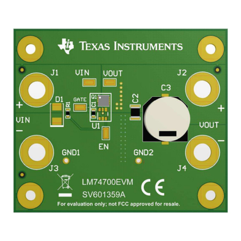 Texas Instruments LM74700EVM User manual