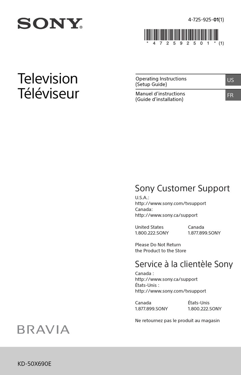 Sony BRAVIA KD-50X690E User manual