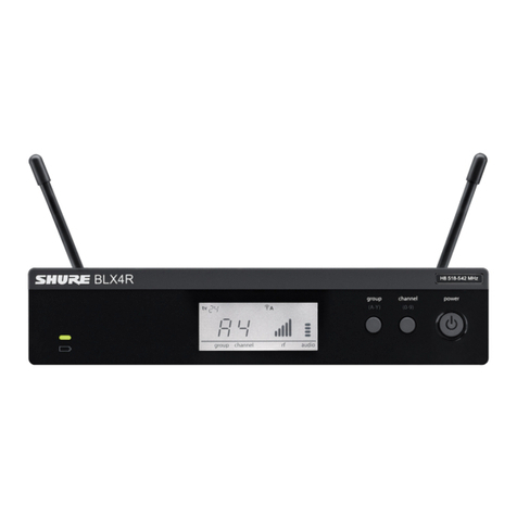 Shure BLX4R T11 User manual