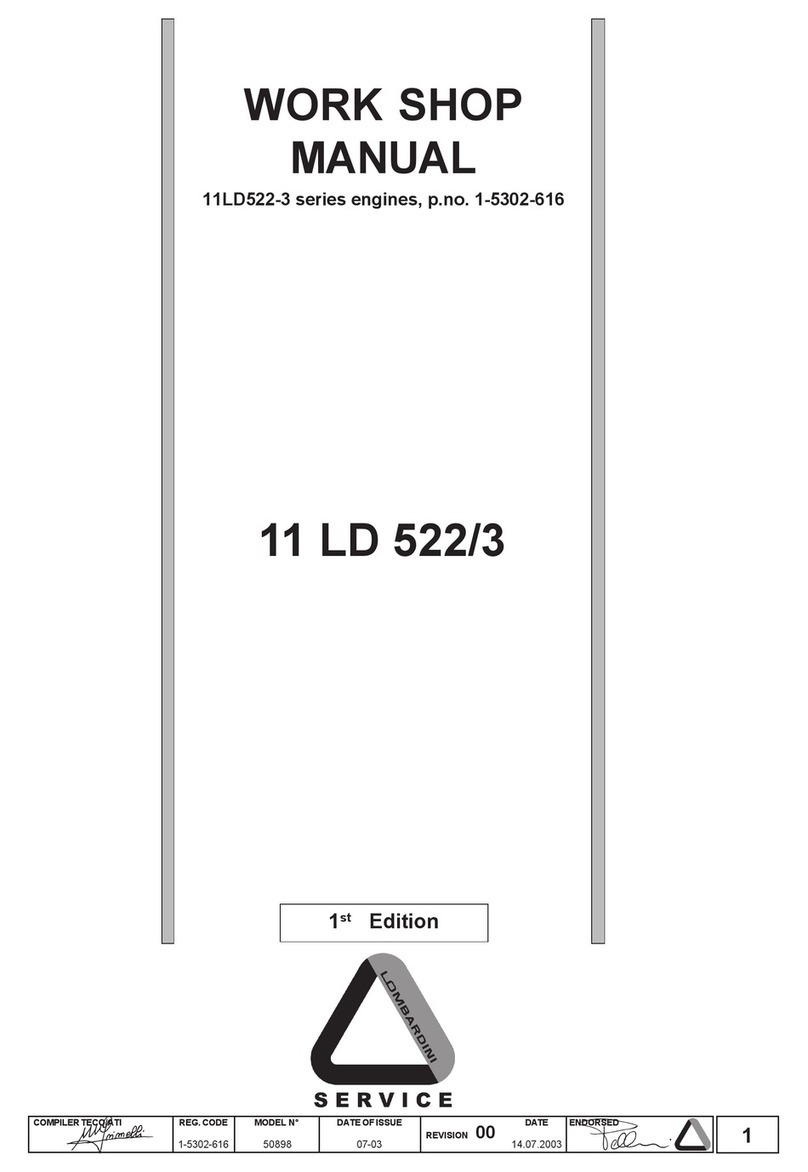 Lombardini 11LD522-3 Series Instruction manual