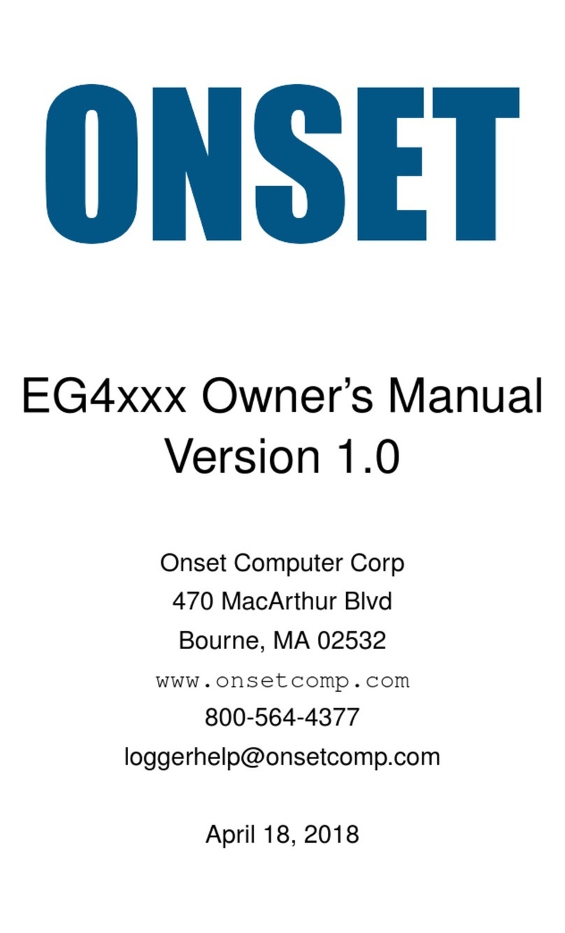 Onset EG4100 Series owner's manual