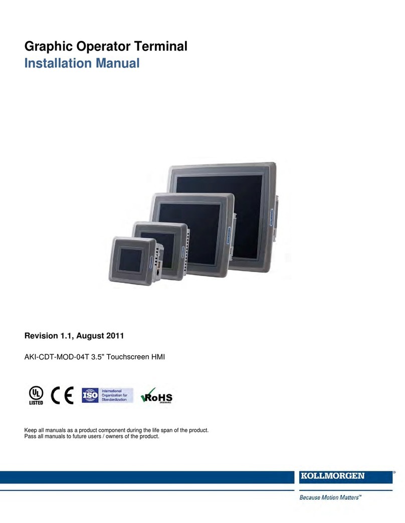 Kollmorgen AKI-CDT-MOD-04T User manual