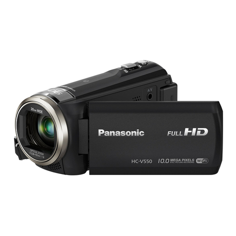 Panasonic HC-V550PC Installation and service instructions