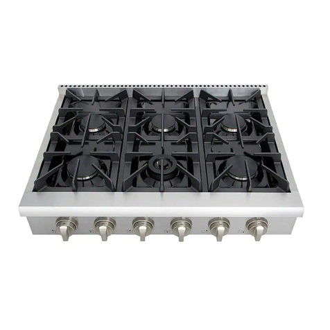 Thor Kitchen HRT3618U Installation and operating instructions