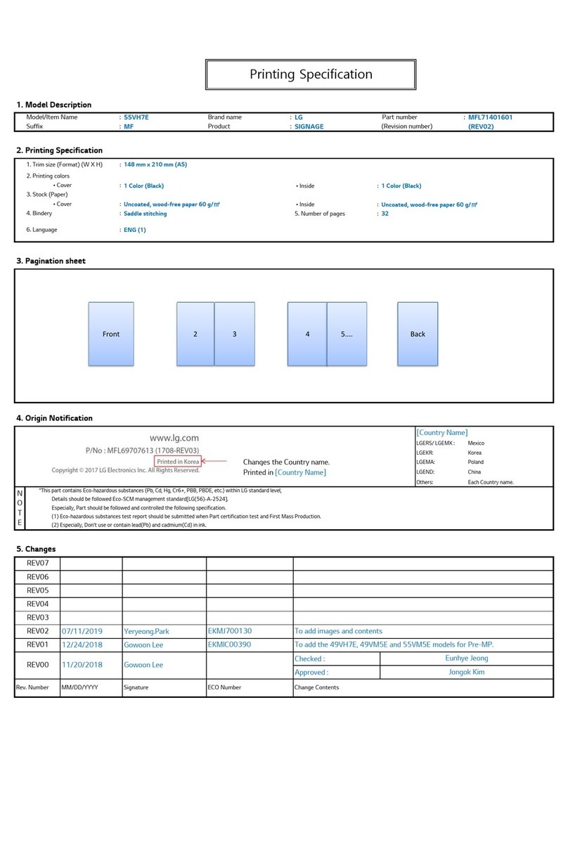 LG 49VH7E-A User manual