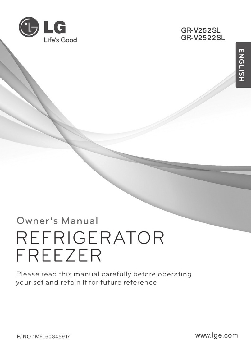 LG GR-V252SL User manual