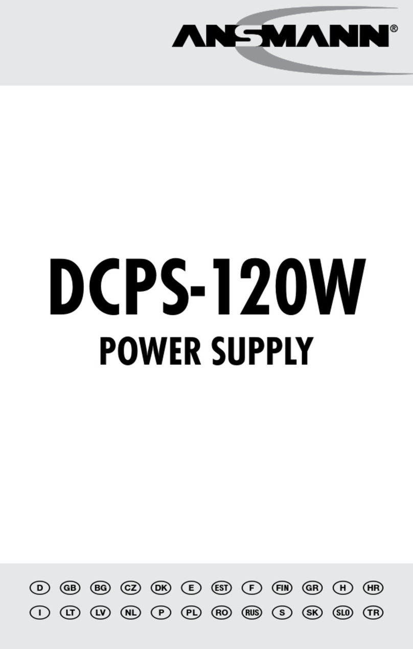 ANSMANN DCPS-120W User manual