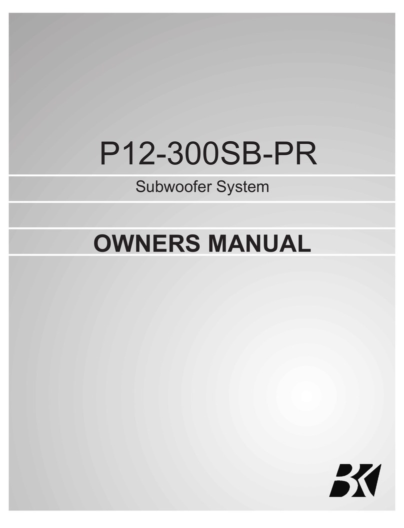 B+K precision P12-300SB-PR owner's manual