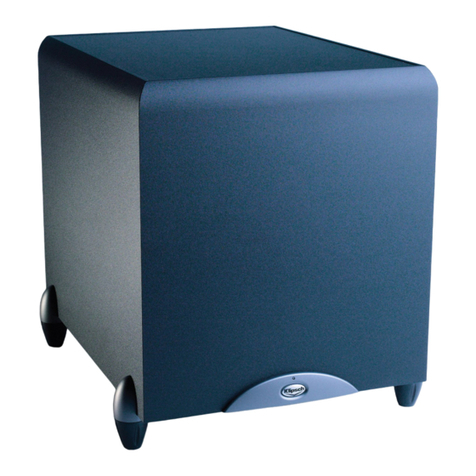 Klipsch Synergy SUB-10 owner's manual