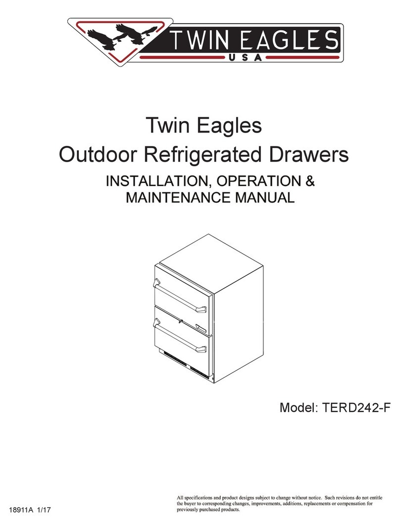 Twin Eagles TERD242-F Installation, operation & maintenance manual