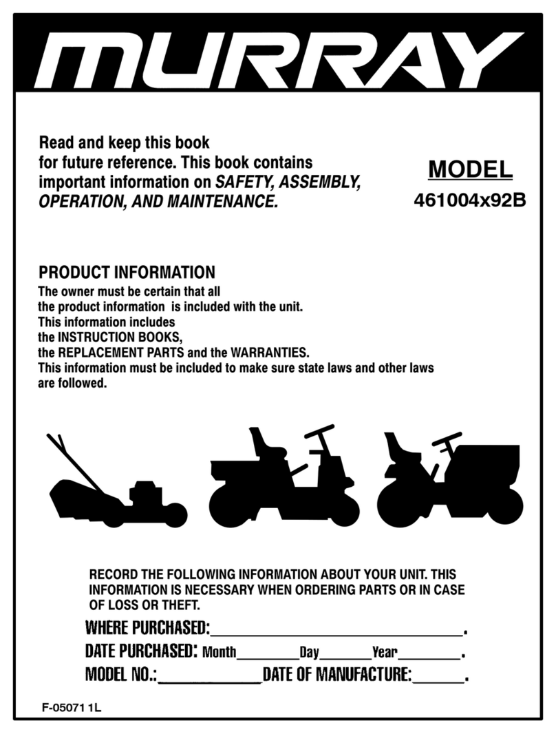 Murray 461004x92B User manual Murray 461004x92B User manual