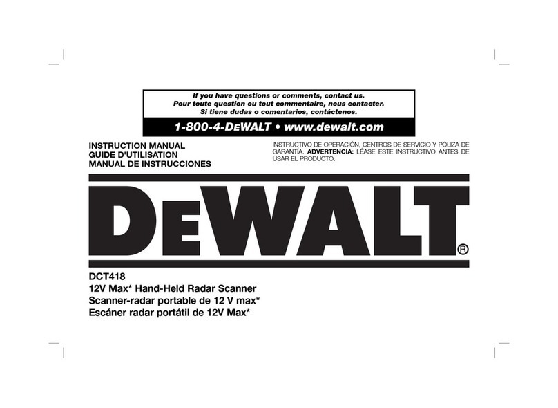 DeWalt DCT418S1 instruction manual
