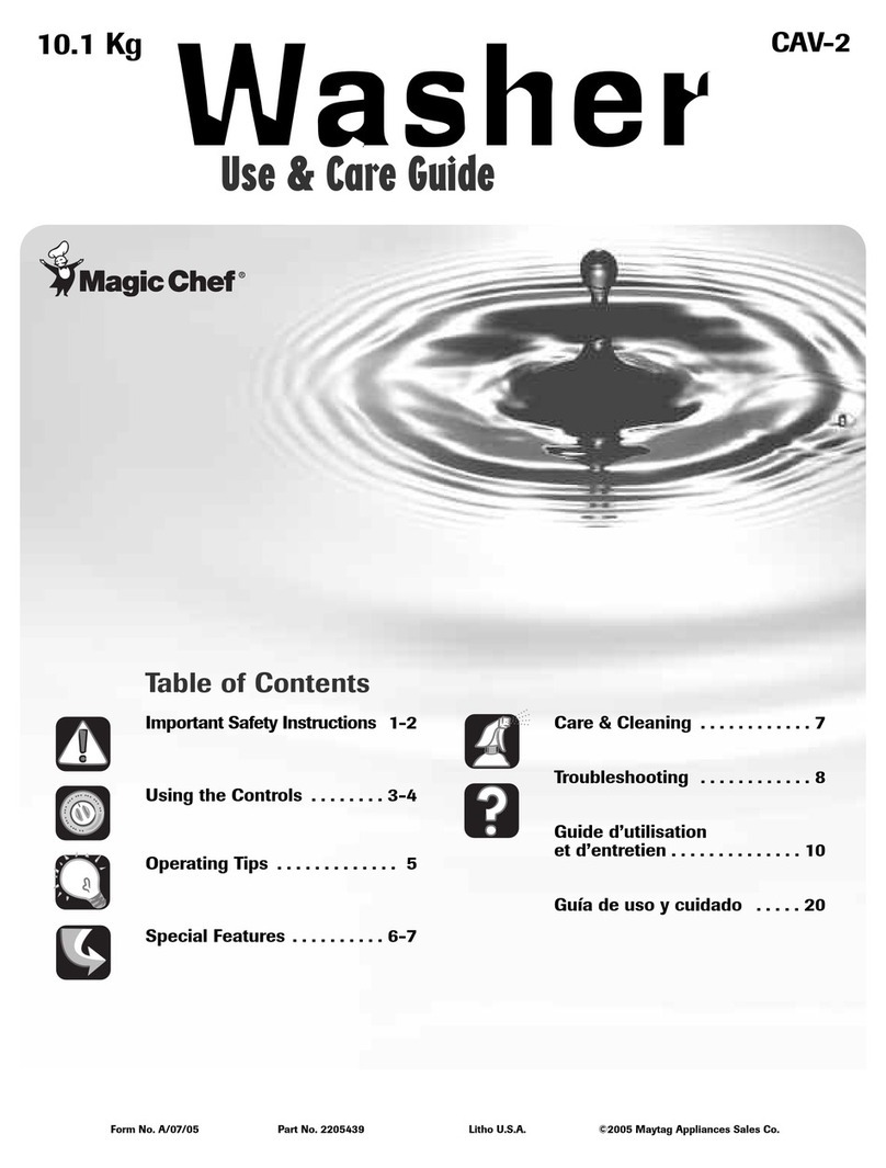Magic Chef CAV2004AWW User manual