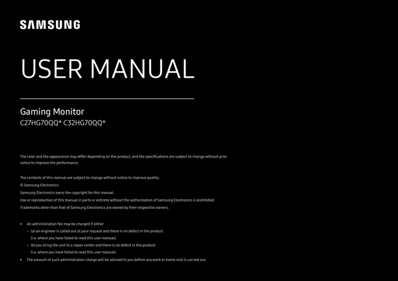 Samsung C32HG70QQ Series user manual